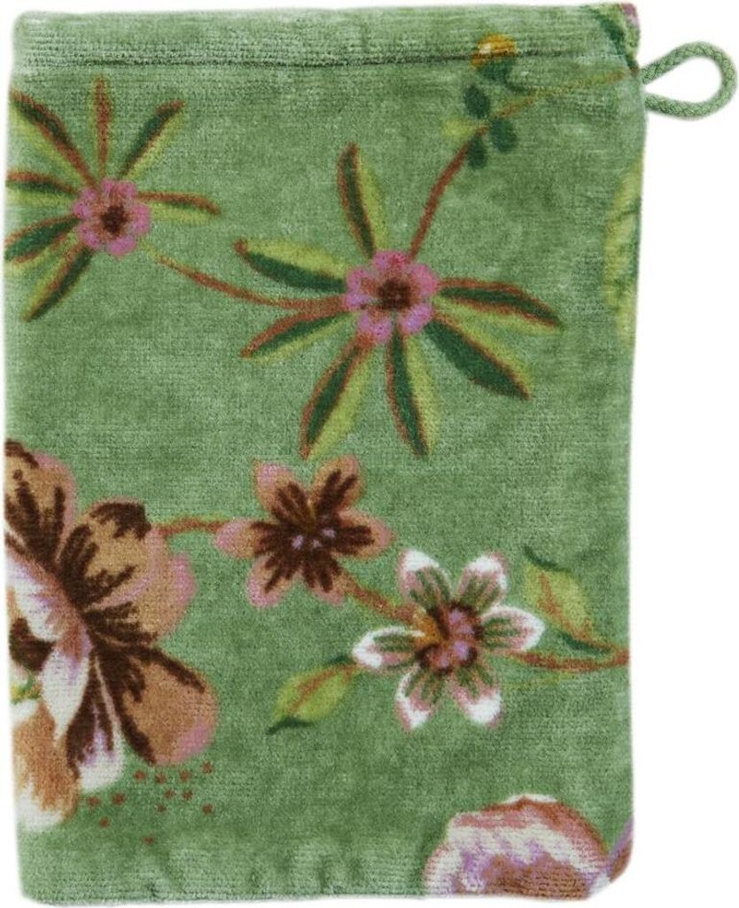 PIP STUDIO Secret Garden Waschhandschuh green 16x22cm (1 Stück)