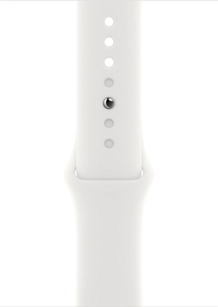 Apple MP7F3ZMA Cinturino Sport per Apple Watch 45 mm Bianco Immagine del prodotto 