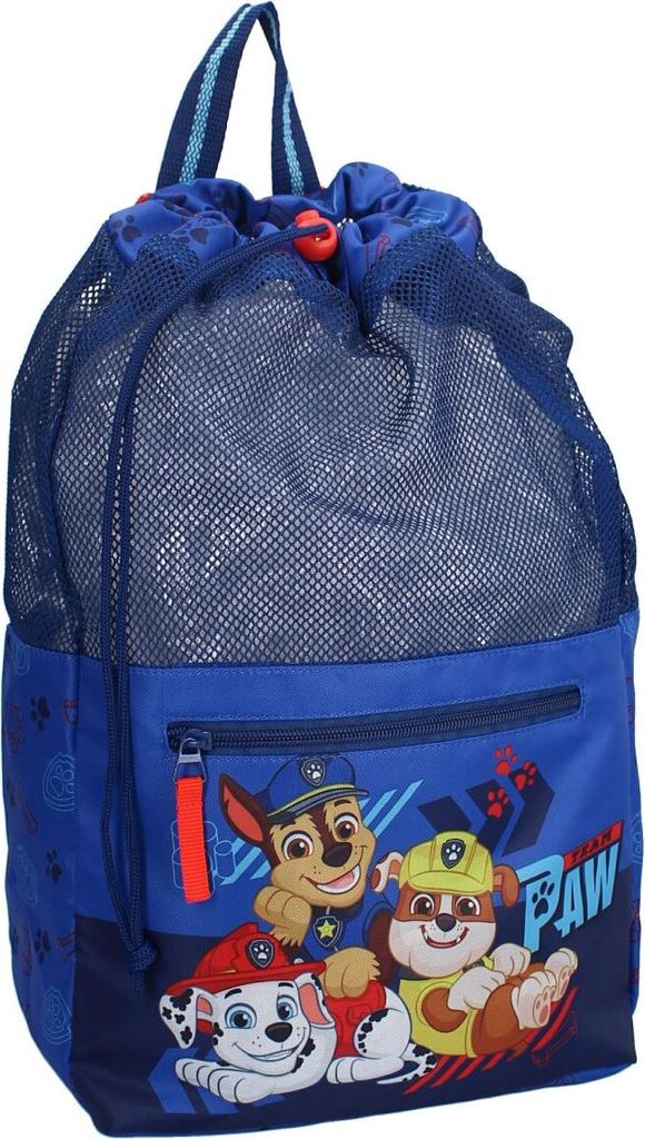 PAW Patrol Sportbeutel „Travel Treasures“ – Mit Netzmaterial und verstellbaren Gurten