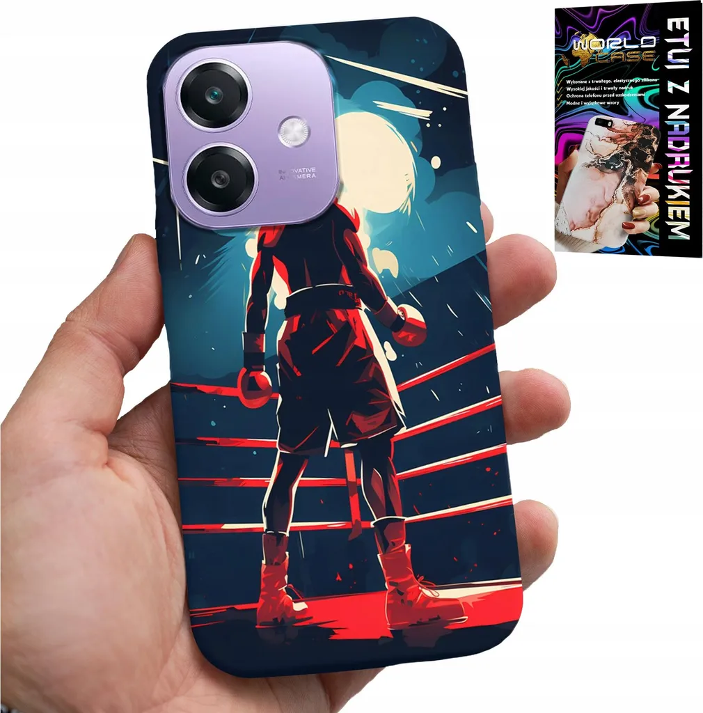Custodia Oppo A40M / A40 Boxe Spirit | Cover + Vetro Omaggio