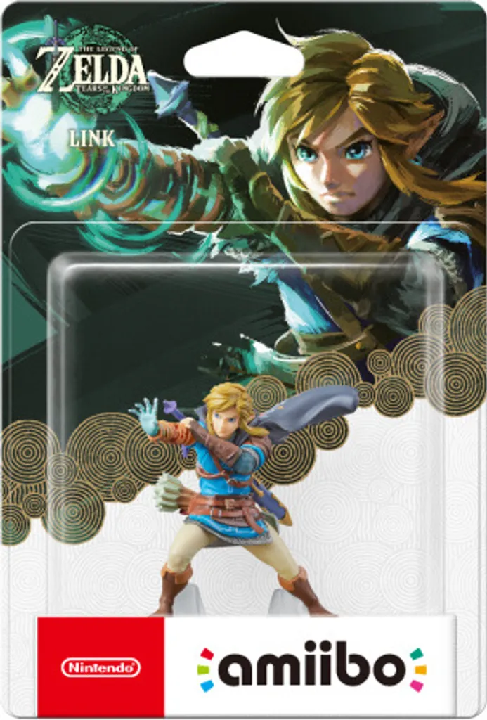 Amiibo Link Lacrime del Regno - Statuetta Zelda TotK Nintendo Switch