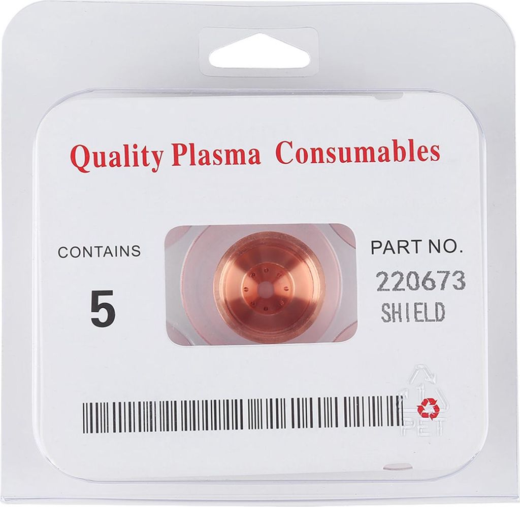 5 Stück Plasmaschutzkappen für MAX45 Schneidbrenner-Verschleißteile 220673