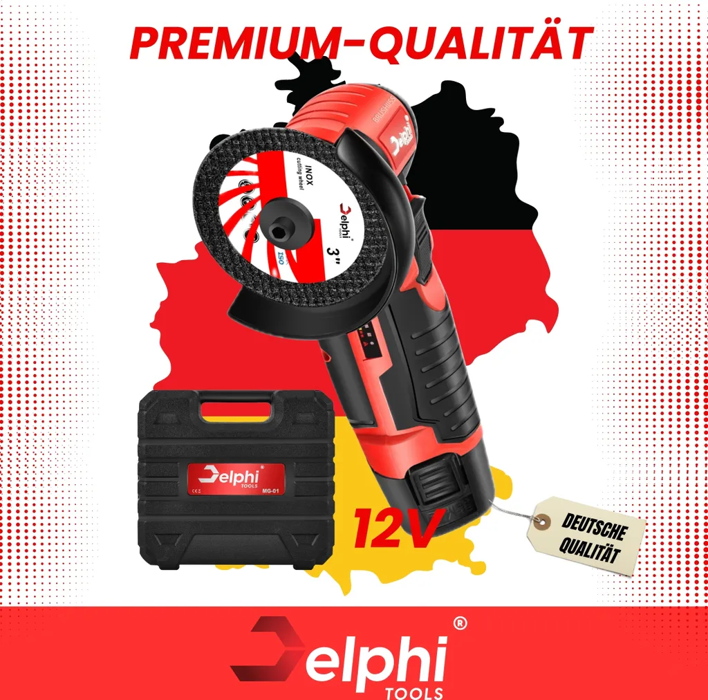 Meuleuse sans Fil 12V Compacte : Coupez sans Effort dans les Coins Difficiles - 3