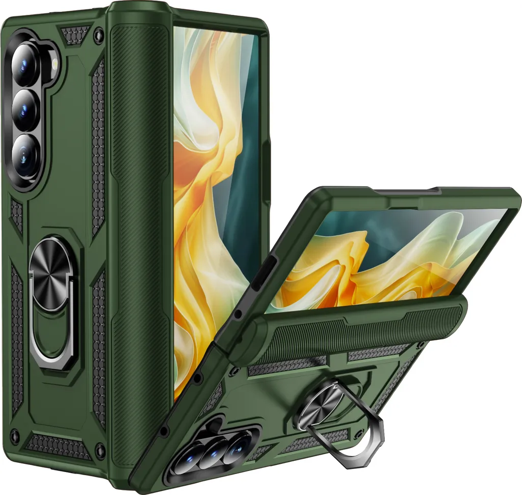 Recensione Cover Samsung Galaxy Z Fold 6 Rugged Doppio Strato Verde