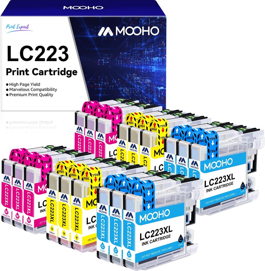 18PK LC223 XL Druckerpatronen Kompatible für Brother 223XL DCP J562DW J4120DW J562 DW MFC J5720DW J5320DW J4625DW J4620DW J480DW J680DW