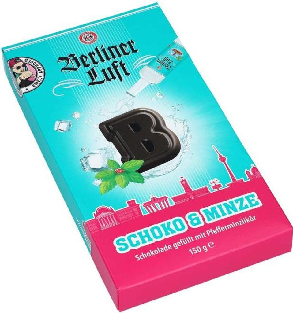 Berliner Luft Schoko & Minze Alkoholpralinen (150 g) Produktbild 