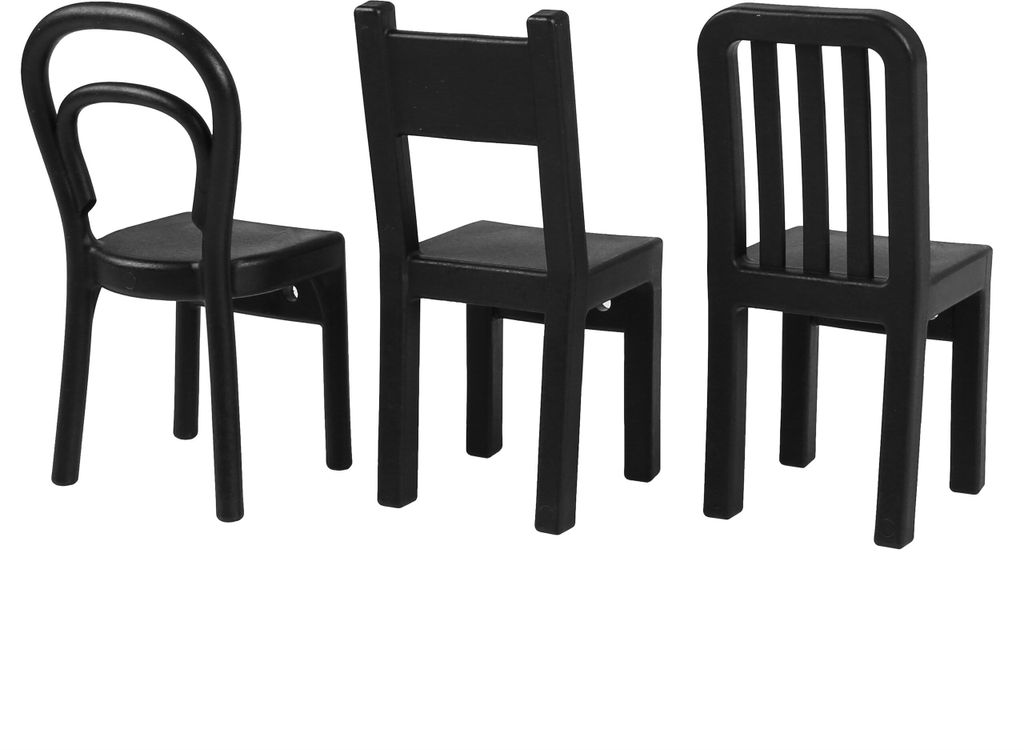 FJANTIG 3x Wandhaken in Form eines Stuhls IKEA Produktbild 