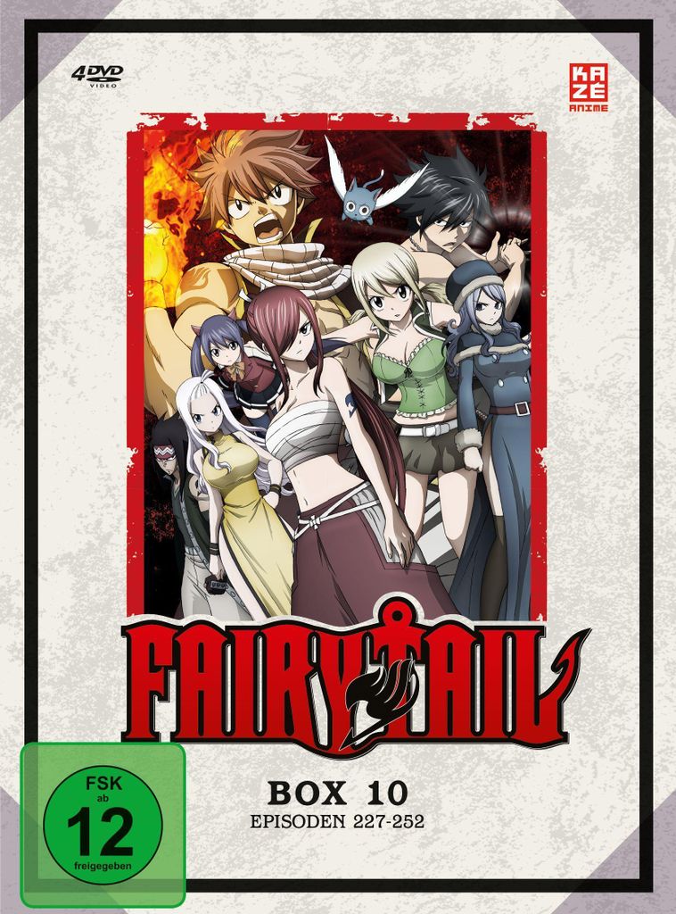 Fairy Tail - TV-Serie - Box 10 (Episoden 227-252) (4 DVDs) Produktbild 