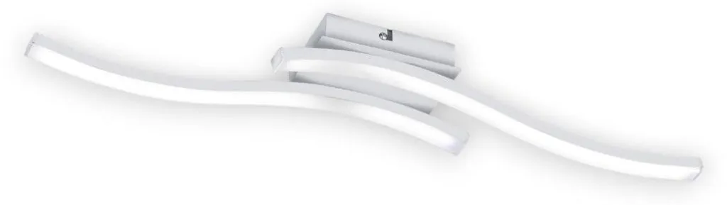 Plafonnier LED 2 bandes Route blanc mat 5W éclairage design moderne
