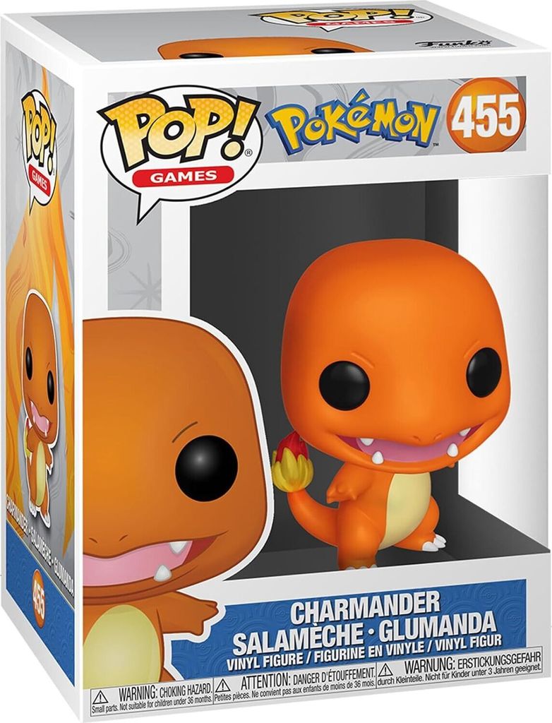 Pokemon POP! Games Vinyl Figur Charmander (EMEA) 9 cm Produktbild 7