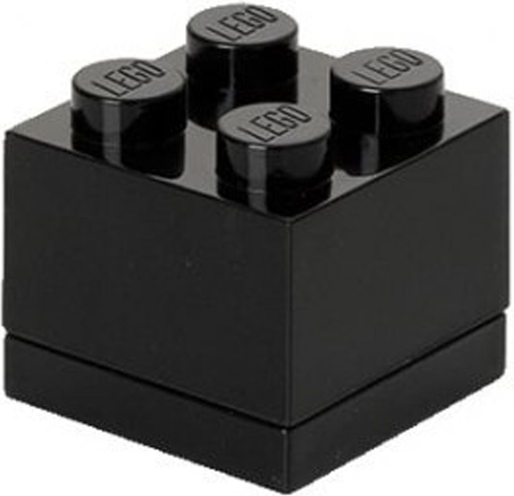 LEGO Snackbox MINI BOX 4 60 ml schwarz