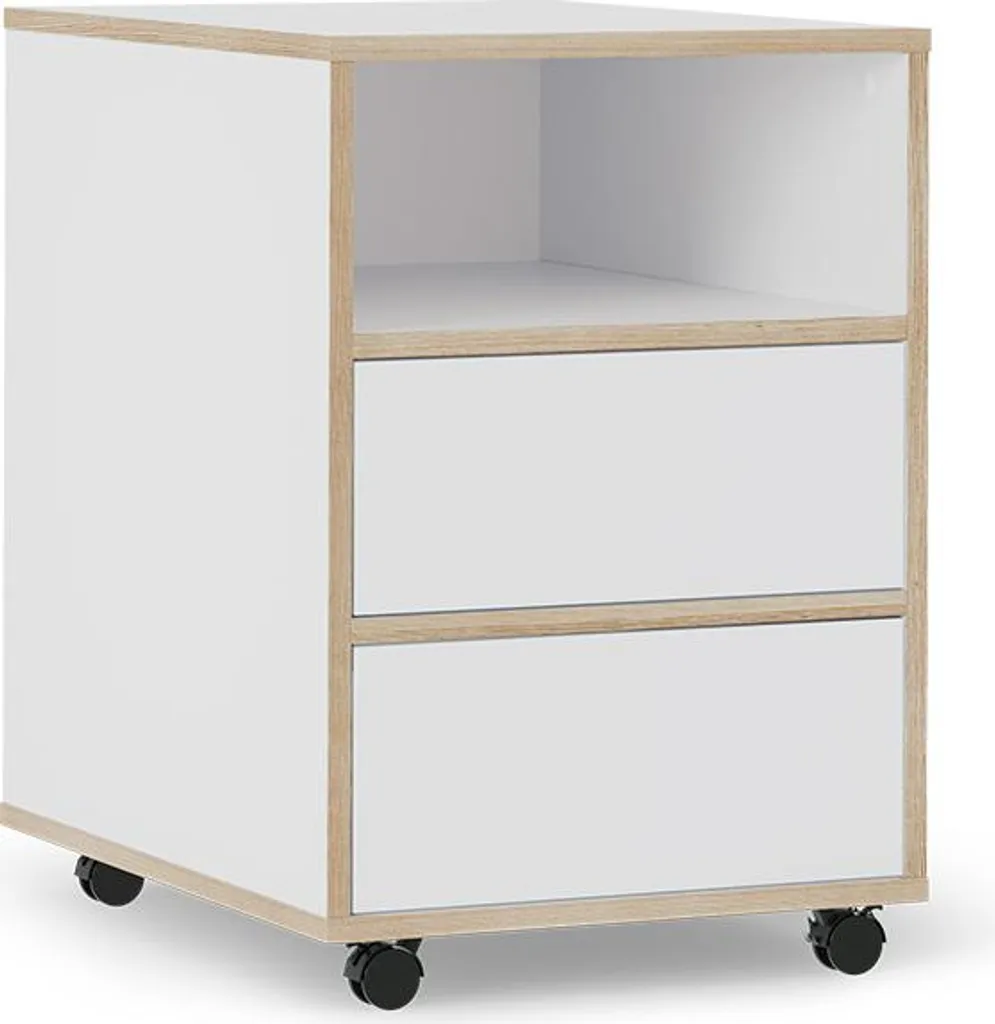 Cassettiera Mobile Vicco Tetrix Bianco Nordico 42x55 - Design Scandinavo