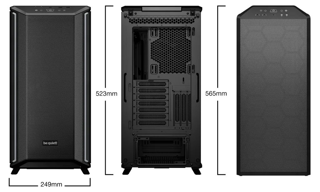 Dark Base 701 Boîtier PC Grand Tour Noir - Performance et Design Premium - 4