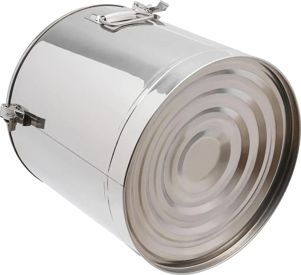Grande Contenitore Termico 32L Acciaio Inox per Campeggio e Feste