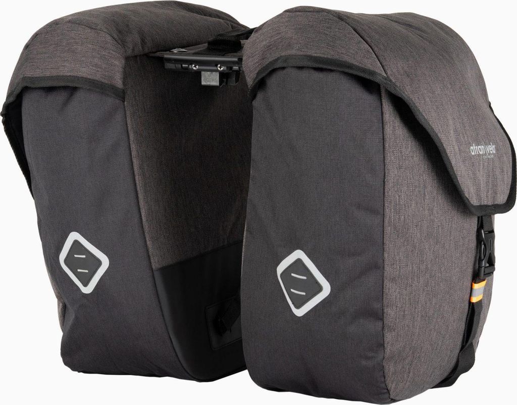 AtranVelo Doppeltasche  Zap  Atran, Grau/Schwarz Produktbild 