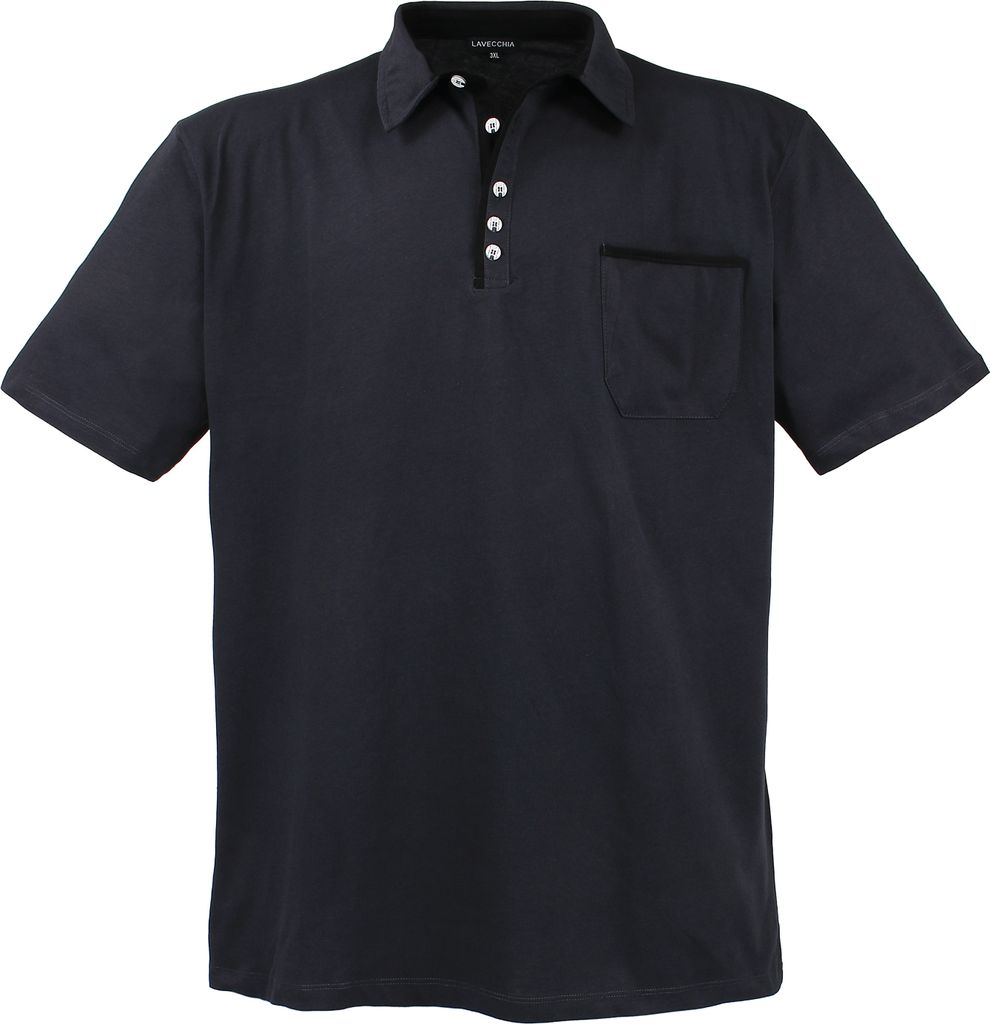 Lavecchia Herren Poloshirt LV-1701 (Anthrazit, 5XL)