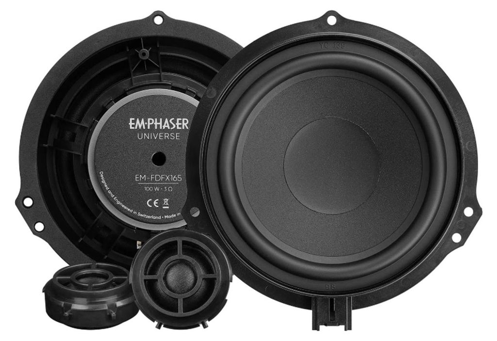 EMPHASER EM-FDX165 | 16,5cm 2-Wege Plug & Play Komponentensystem für diverse Ford Modelle
