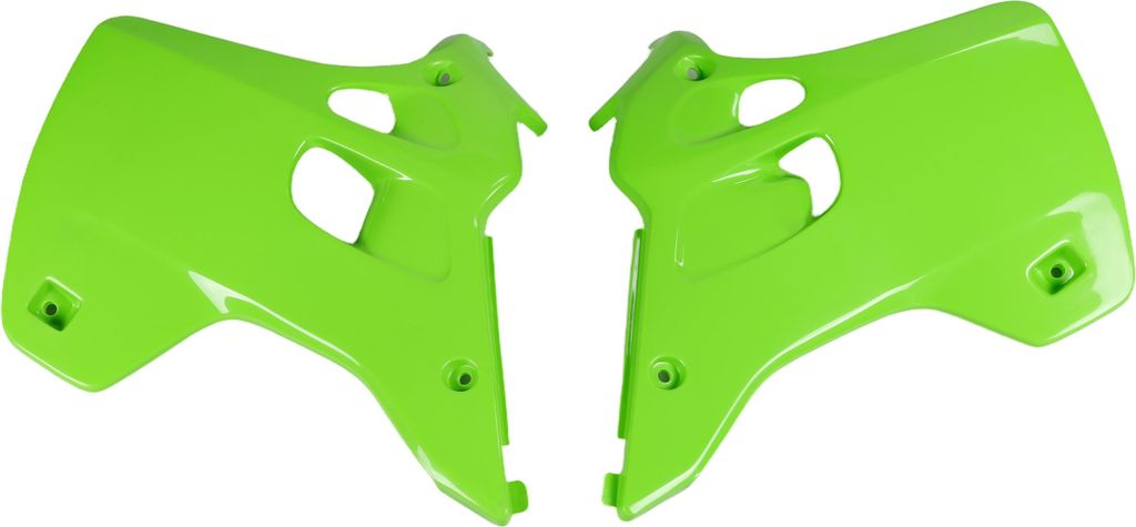 Kühlerverkleidung UFO PLAST 2-teilig Abdeckung Kühler, Farbe:grün OEM