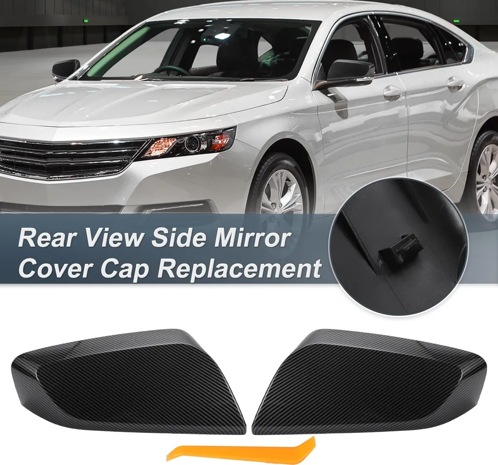 Couvercles de Rétroviseur en Fibre de Carbone pour Chevrolet Impala 14-20