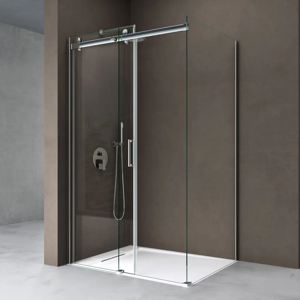 Douche 75x160 Ravenna17k : fini les fuites avec le verre ESG 8mm doporro