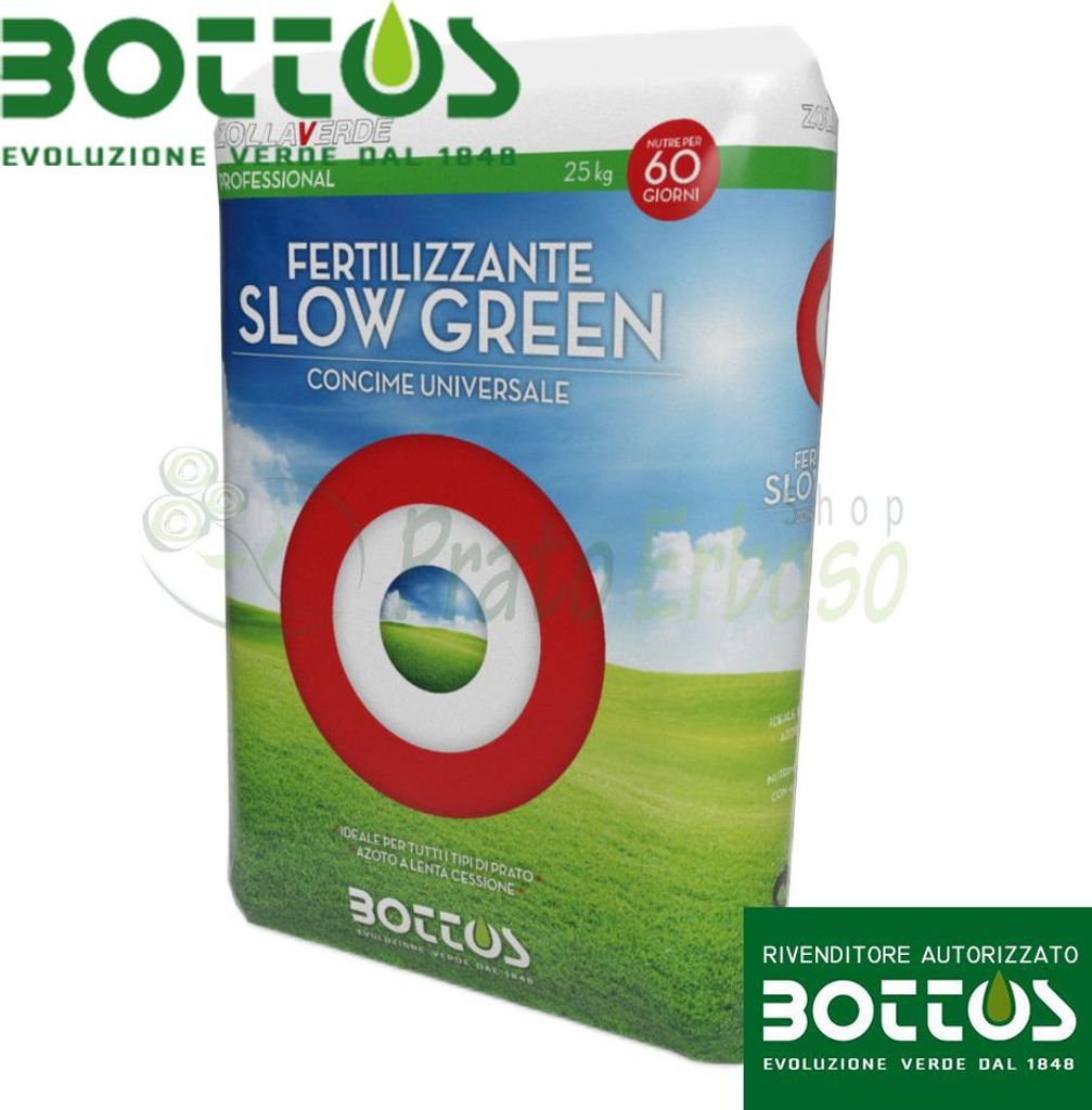 Bottos Slow Green 22-5-10 + 2 MgO - 25 kg Rasendünger