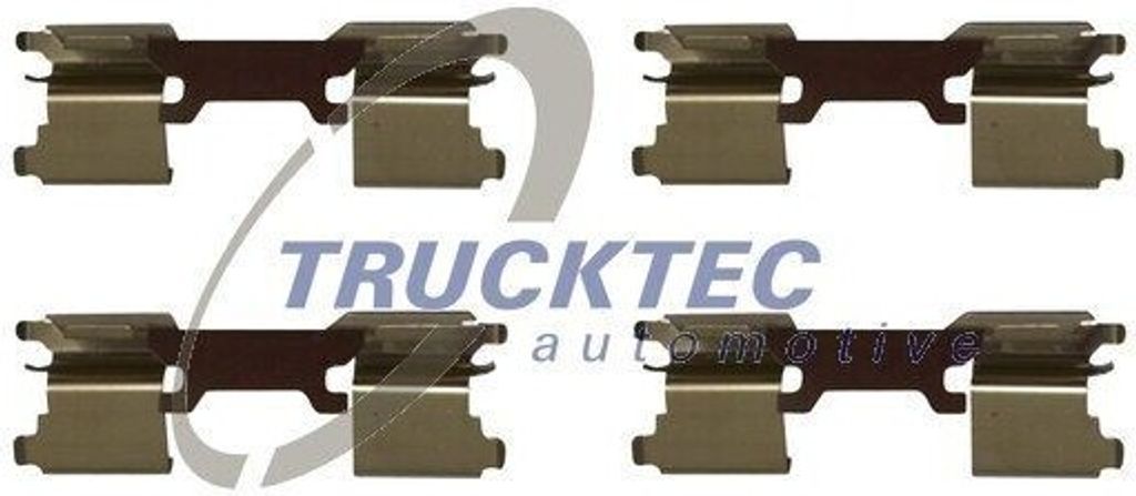 TRUCKTEC AUTOMOTIVE 02.35.292 Zubehörsatz Scheibenbremsbelag Vorne für VW CRAFTER 30-50 Kasten (2E) CRAFTER 30-35 Bus (2E) passend für MERCEDES-...