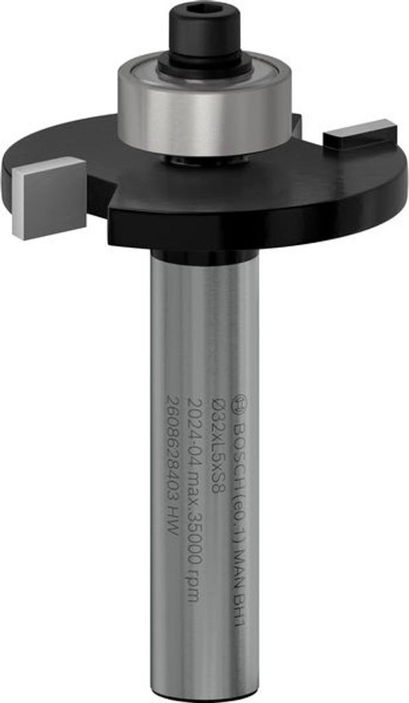 Fraise à rainurer à disque Bosch, 8 mm, D1 32 mm, L 5 mm, G Image du produit 
