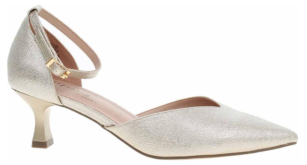 Misstyl by Laura Vita Damen Pumps Fesselriemen Metallic Produktbild 