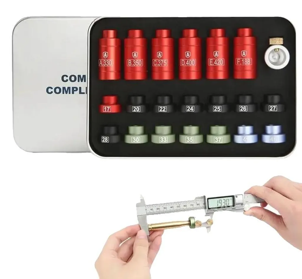 Kit de head space 14 inserts et 6 douilles pour calibre universel