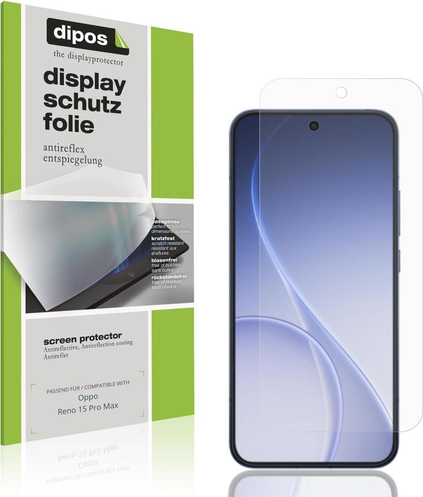 4x Schutzfolie für Oppo Reno 15 Pro Max matt Displayschutzfolie Folie Display Schutz dipos