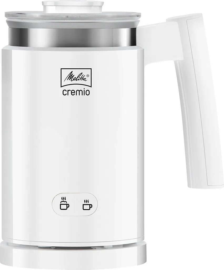 Melitta Mousseur à Lait 450W Blanc - Émulsionneur de Lait Électrique