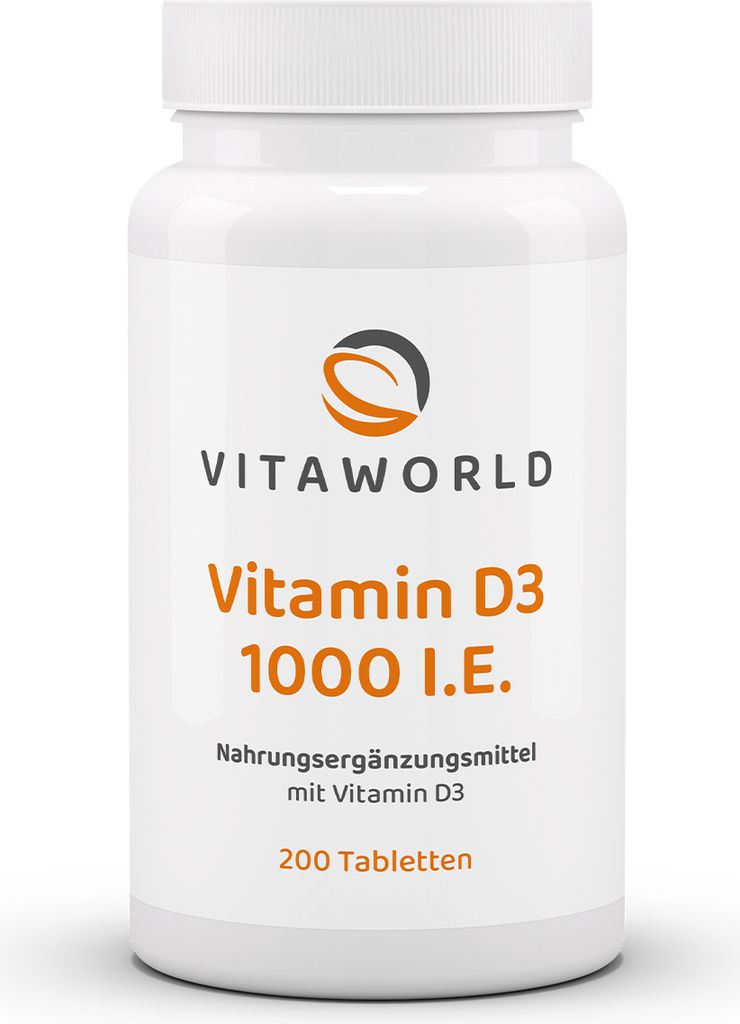 Vitamin D3 1000 I.E. (200 Tbl)