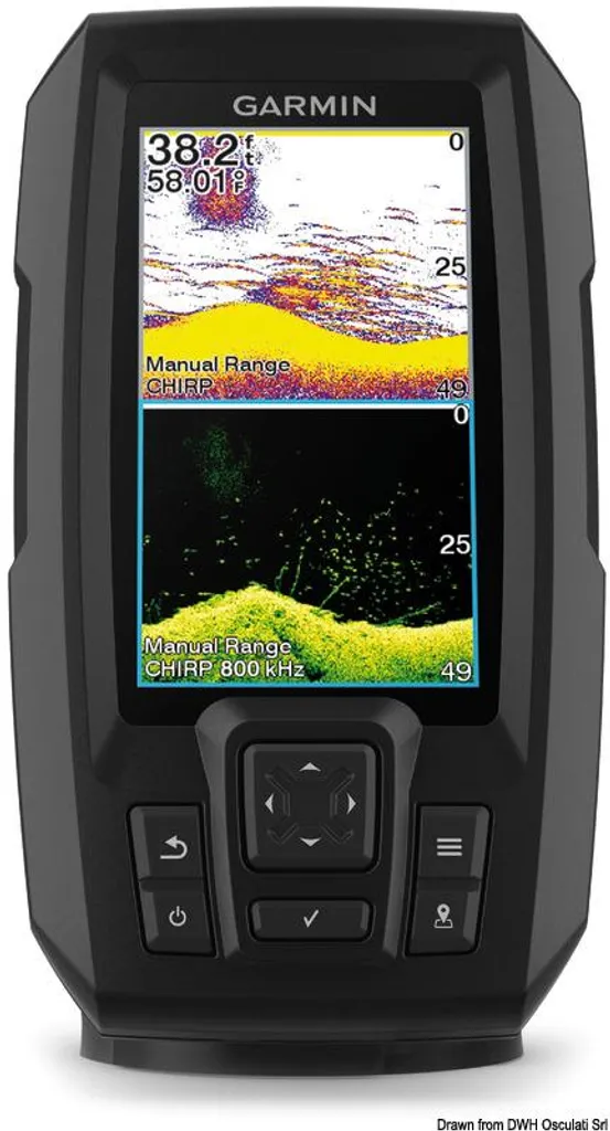 Garmin Echo Striker Plus 4 - Sondeur GPS avec sonde bi-faisceaux intégrée