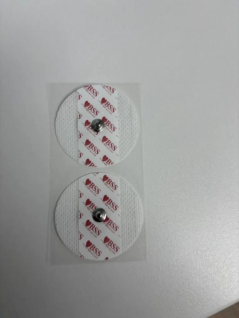 Électrodes ECG Snap CONTEC 100 pièces à haute conductivité et gel solide - 3