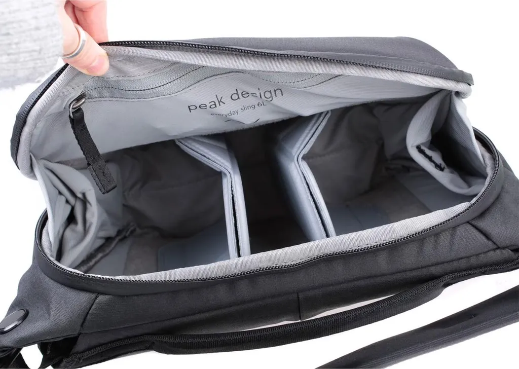 Peak Design Everyday Sling 6L V3 Noir : Protection Étanche et Modulable