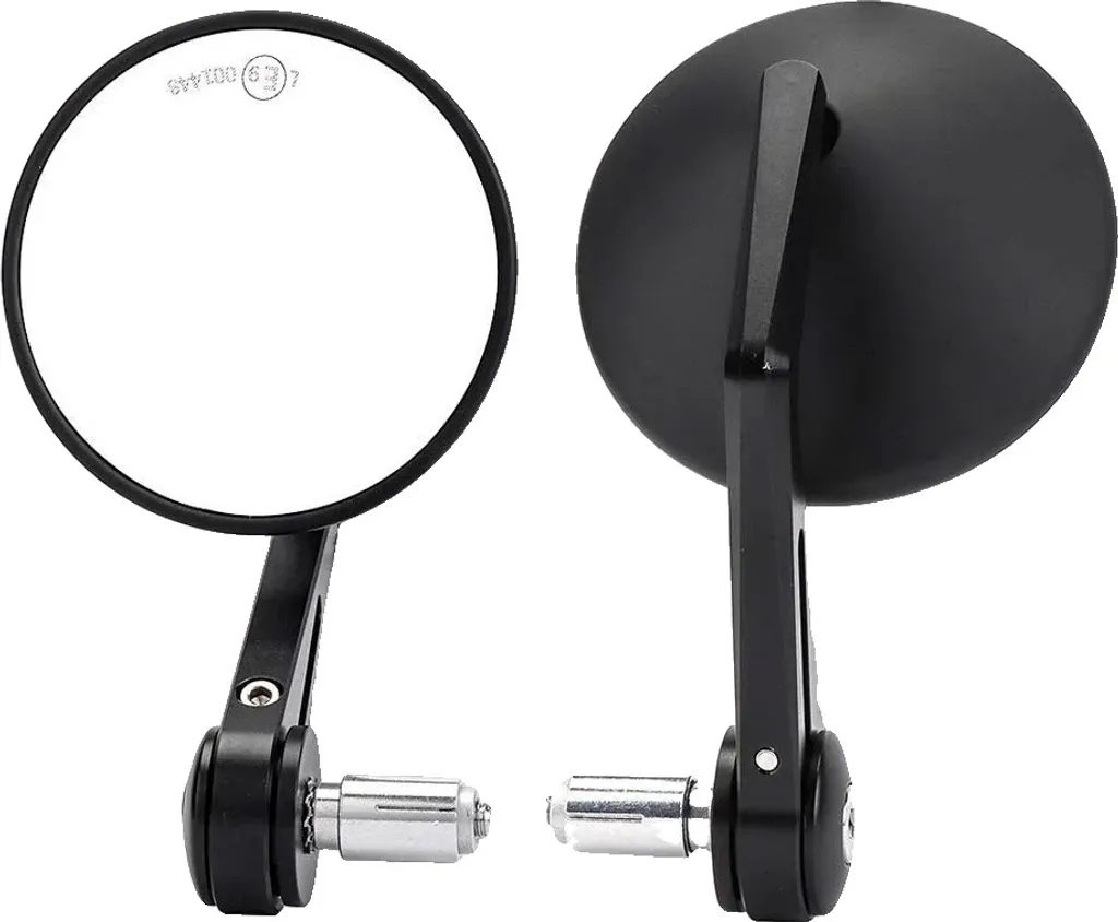 Rétroviseur Moto Réglable 360° Universel en Aluminium pour Guidon de 22mm