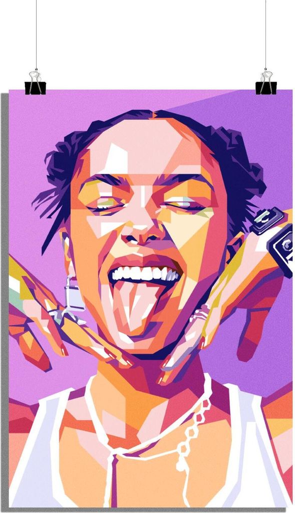 Olivia Rodrigo Poster - Musik Poster - Abstraktes Poster - Pop Art Poster - Cooles Poster - 61x91cm - Perfekt zum Einrahmen