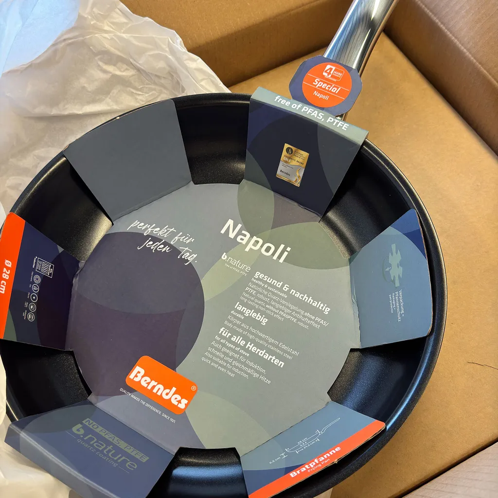 Padella Universale 28cm Acciaio Inox Napoli - Top Quality Induzione - 2