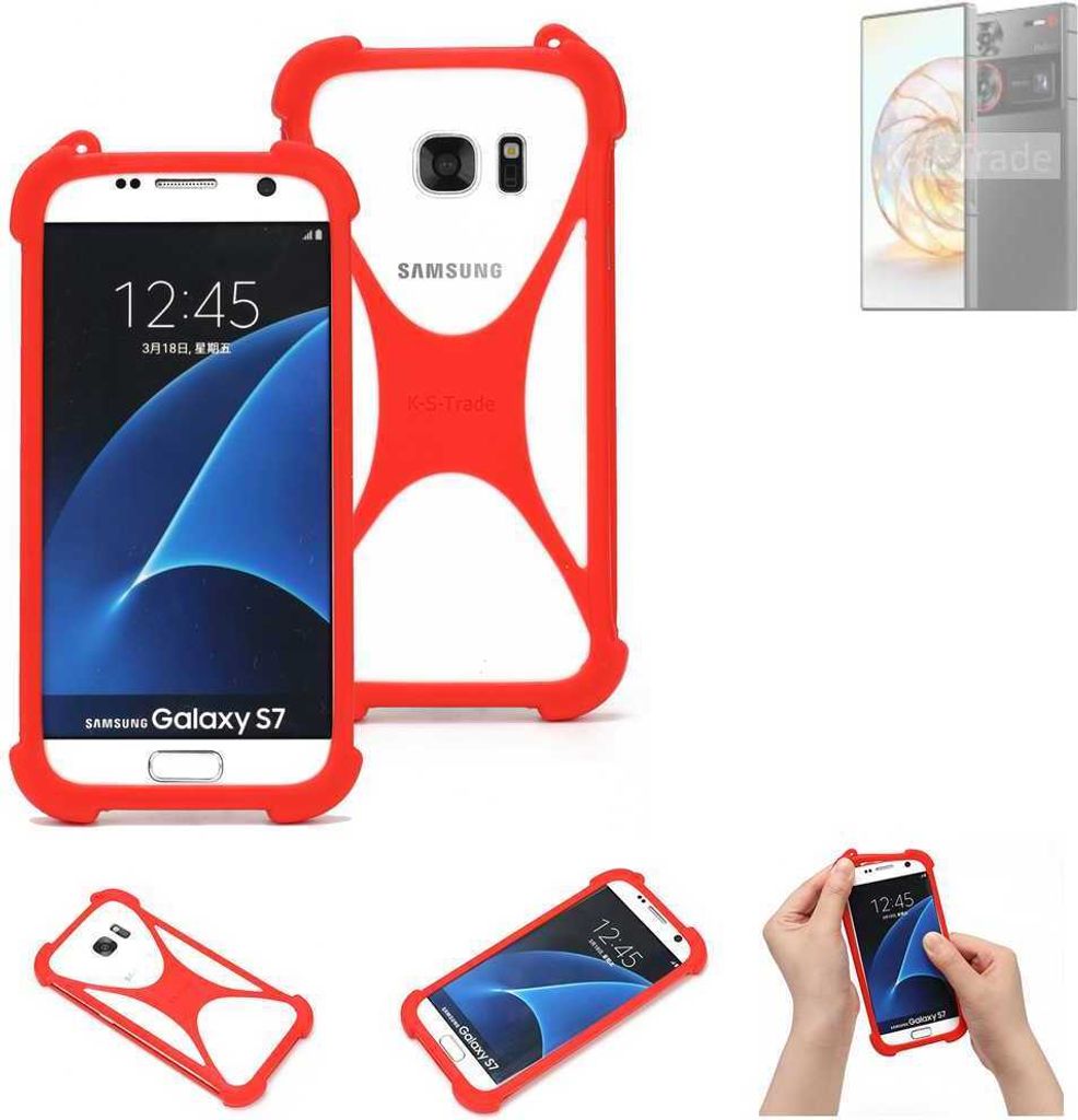K-S-Trade Handy-Hülle kompatibel mit Nubia Z60 Ultra Schutz-Hülle Bumper Silikon Schutz Hülle Cover Case Silikoncase Silikonbumper TPU Softcase