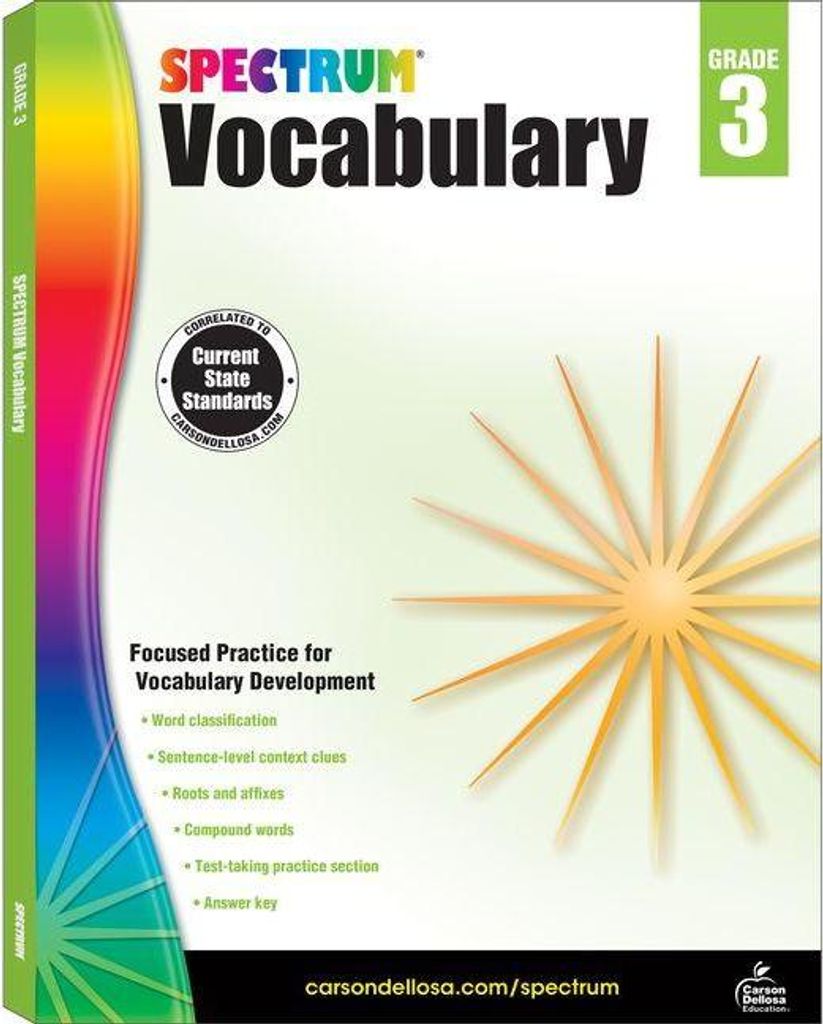 Spectrum Vocabulary, Grade 3 Produktbild 