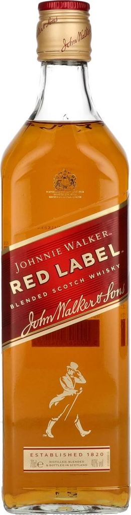 Johnnie Walker Red Label Blended Scotch Whisky | 40 % vol | Produktbild 