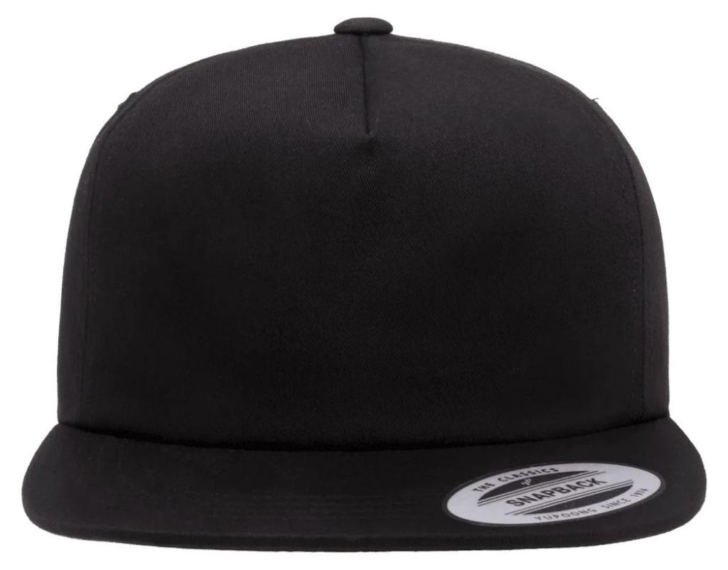 Flexfit - Snapback Mütze Unstrukturiert TN1514 (Einheitsgröße) (Schwarz)