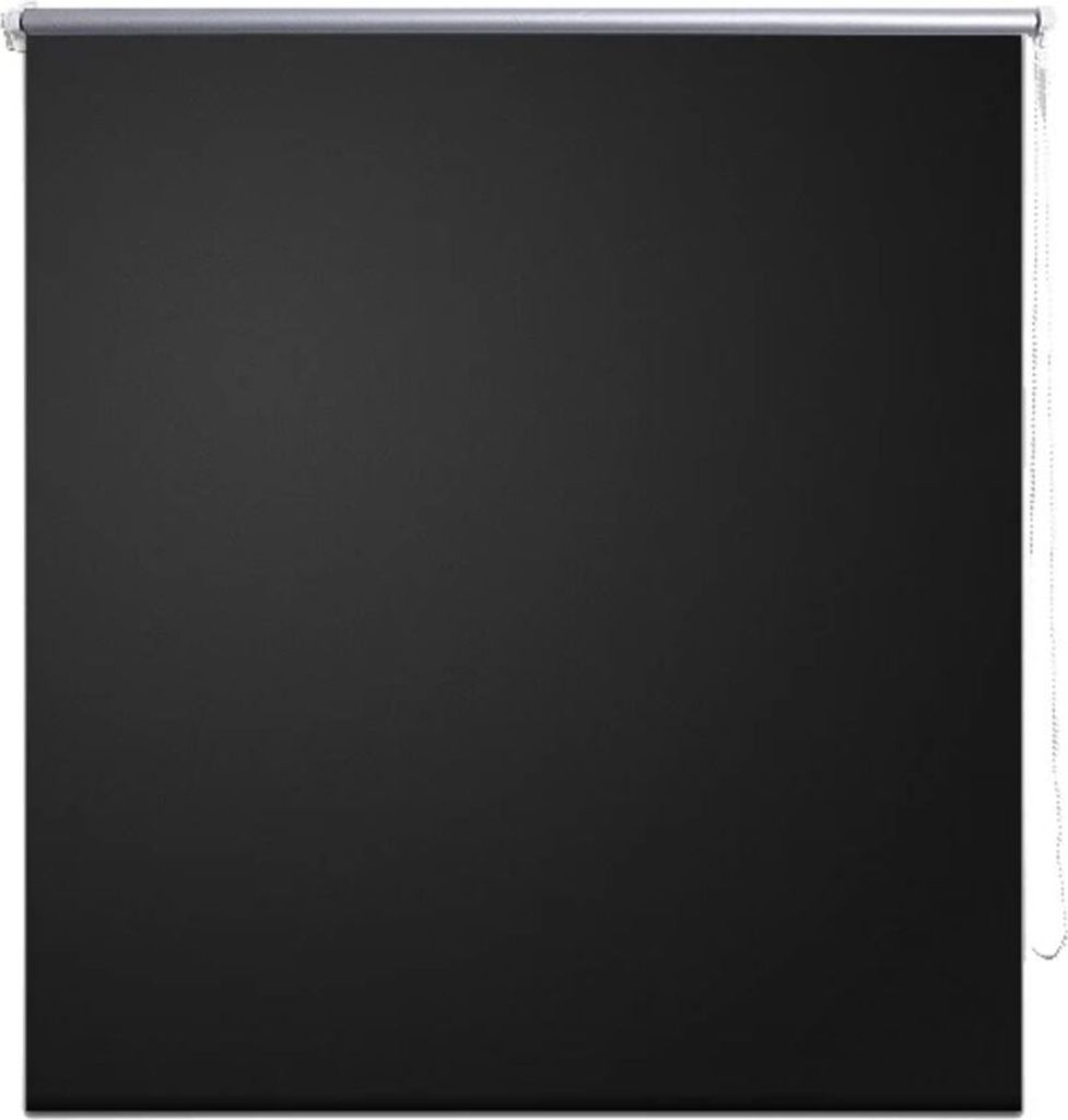 Tenda a rullo oscurante 140 x 230 cm nero Immagine del prodotto 
