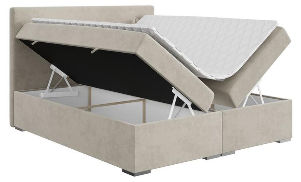 Schlafzimmer Bett Polster Modern Design Luxus Doppelbett Produktbild 