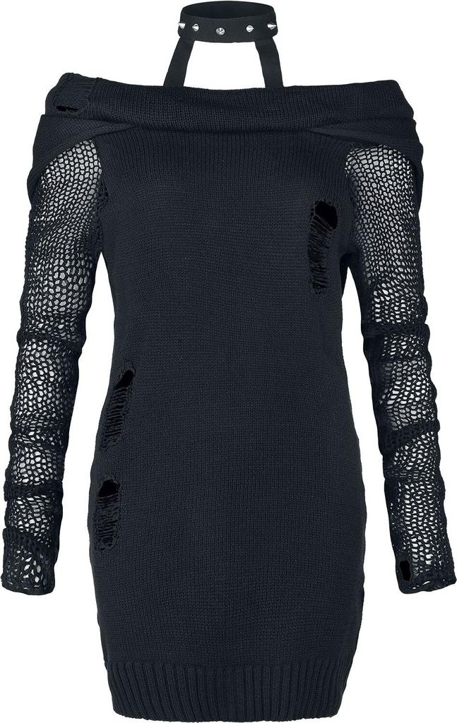Vixxsin Strickpullover Damen Absence of Light Top schwarz S
