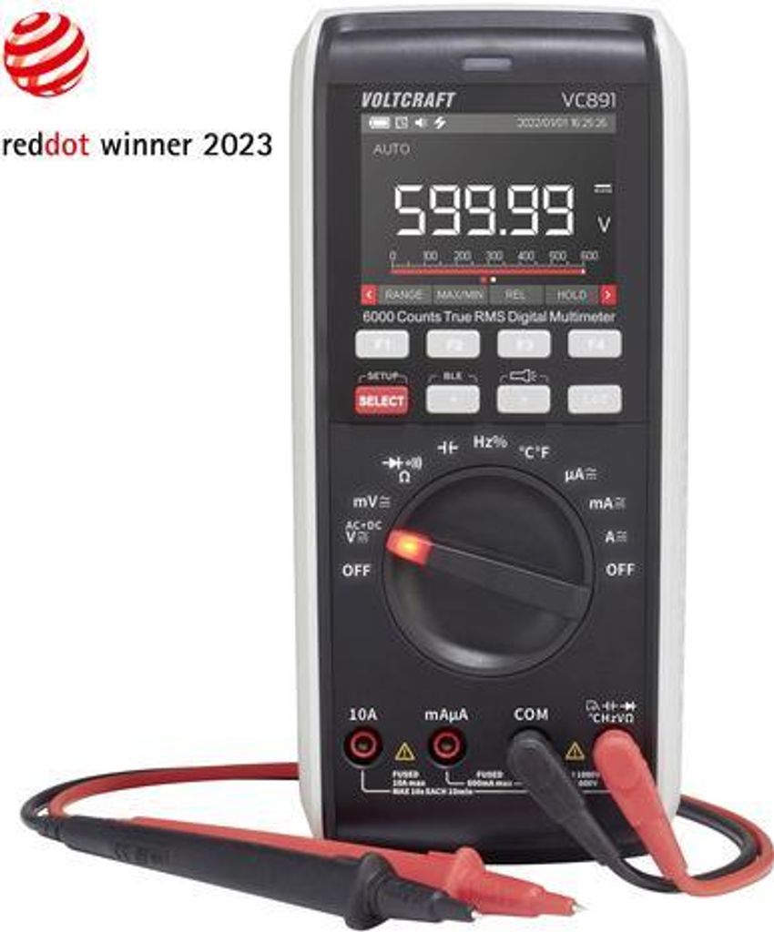 VOLTCRAFT VC891 Ruční digitální multimetr CAT III 1000 V, Obrázek produktu 