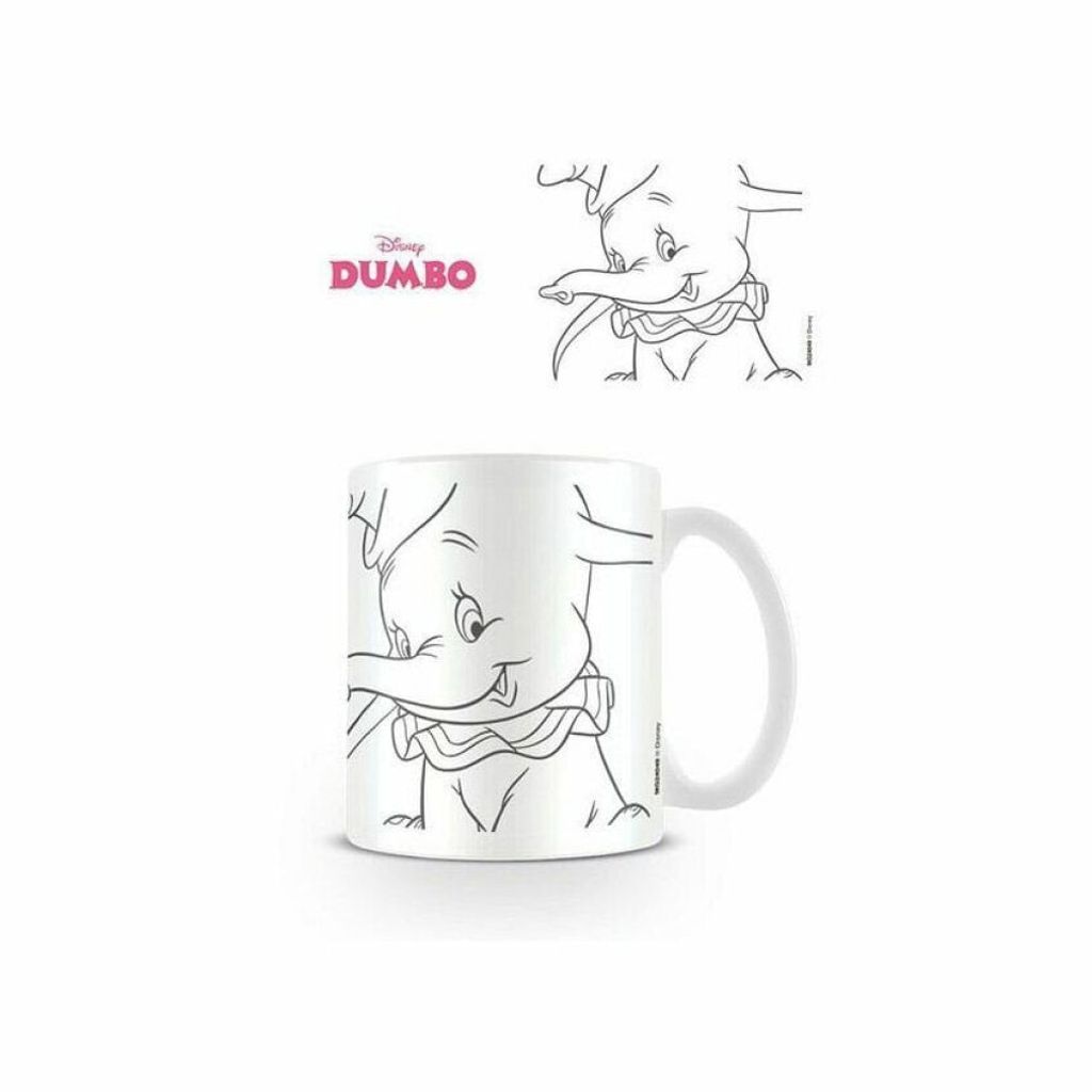 Filiżanka Ceramiczna Disney Dumbo 0,315L z Wysokiej Jakości Ceramiki