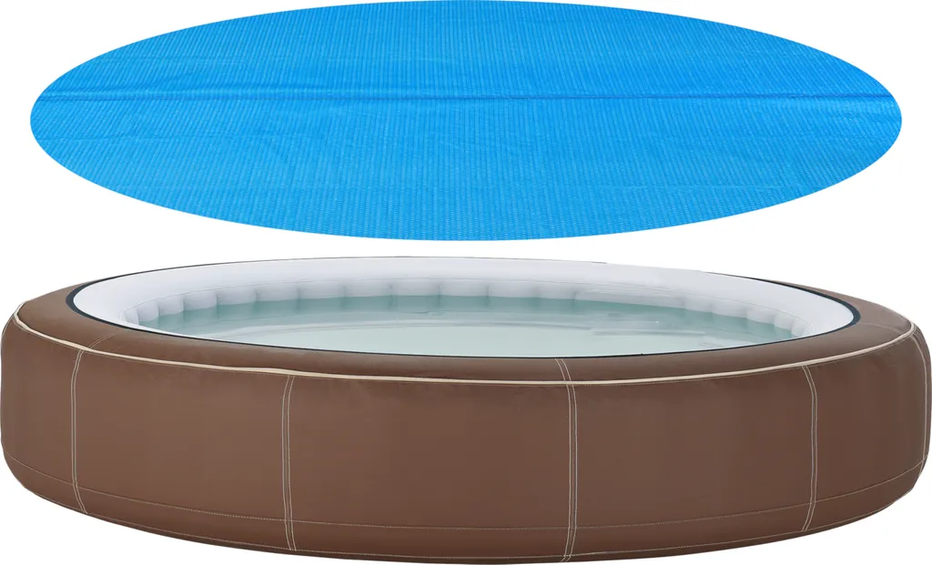 Copertura solare per piscina in PE rotonda ⌀549 cm blu