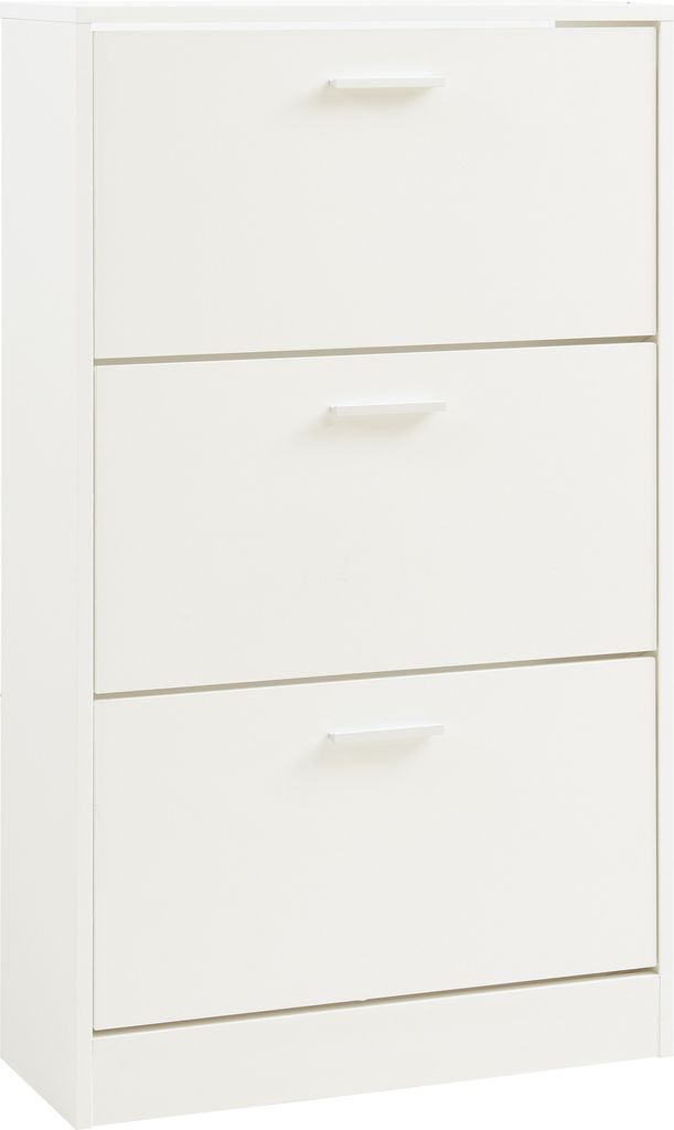 Schuhschrank 'Sykkylven' Schuhkipper mit 3 Klappen 103 x 60 Produktbild 