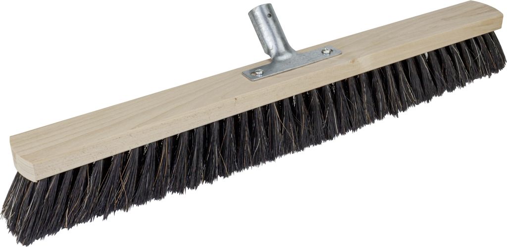 Saalbesen Haarmischung 60cm m.Metallstielhalter